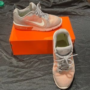 Nike Womens Air Max Sequent 2   852465 005 Grey/White Mango Size